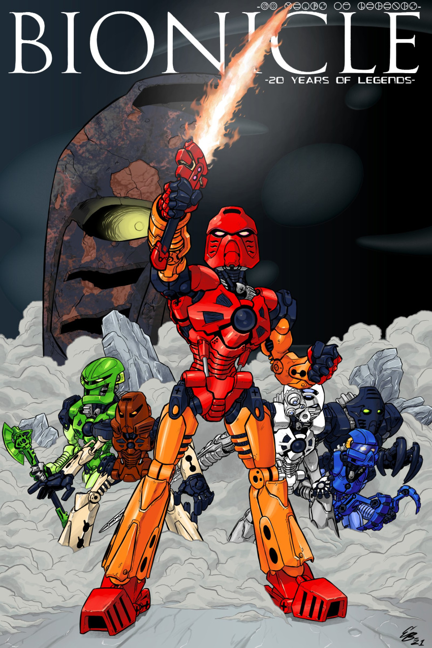 2021 2:3 4_fingers 5_fingers absurd_res action_pose action_scene action_shot armor axe bionicle biped black_background black_body blue_body brown_body claws cracks digital_drawing_(artwork) digital_media_(artwork) english_text ethandoesathing fingers fire fire_sword frown gali green_body group_shot hi_res holding_object holding_sword holding_weapon hook hook_hand humanoid kopaka lego lewa long_claws looking_at_viewer machine makuta makuta_teridax mask melee_weapon multicolored_body not_furry onua pohatu polearm pose red_body robot robot_humanoid rock rust signature simple_background smoke standing sword tahu teridax_(character) text toa two_tone_body weapon white_body yellow_eyes