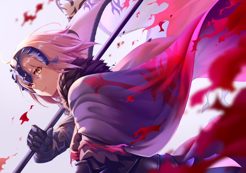 armor fate/grand_order jeanne_d'arc jeanne_d'arc_(alter)_(fate) kuen_(kuennn12) torn_clothes