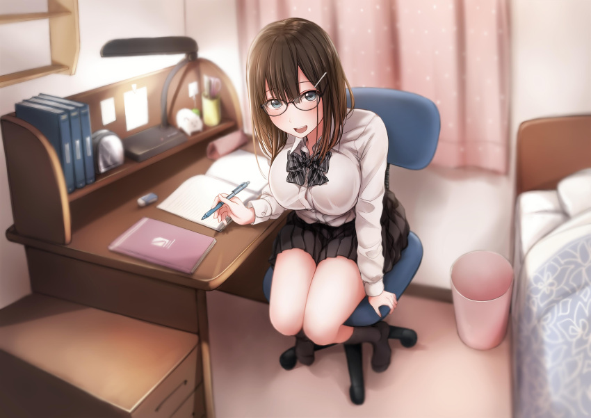 kirisawa_saki megane see_through seifuku tagme