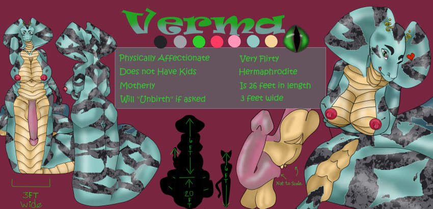 absurd_res anthro generalkbee genital_focus herm hi_res intersex nipples pit_viper rattle_(anatomy) rattlesnake reptile scalie snake solo unbirthing vaginal viper vore