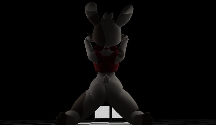 anthro butt female five_nights_at_freddy's five_nights_at_freddy's:_security_breach five_nights_at_freddy's_vr:help_wanted hi_res lagomorph leporid mammal rabbit solo vanny_(fnaf) video_games yeahhotel