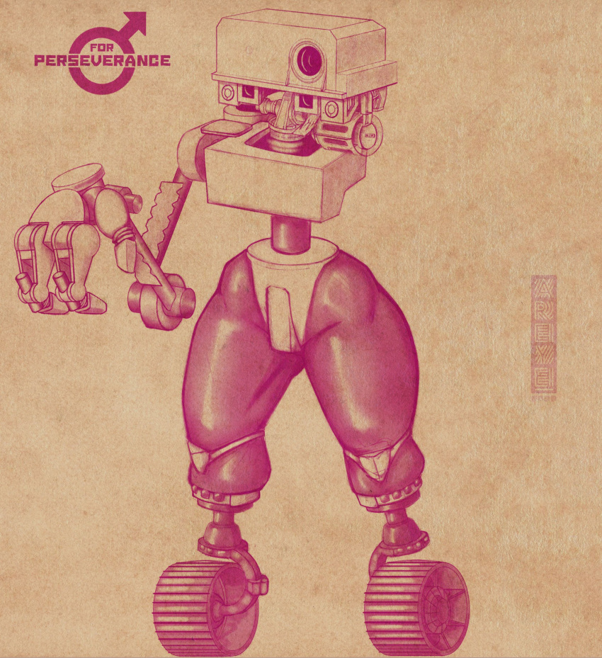 absurd_res android areye_(artist) bulge cybernetics futuristic glistening glistening_body hi_res humanoid machine male_(lore) muscular_thighs nasa not_furry robot robot_humanoid robotic_arm science science_fiction small_waist space thick_thighs