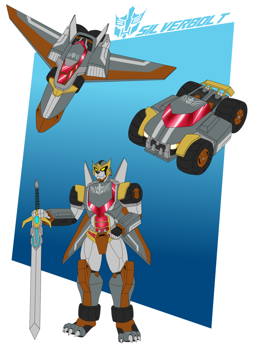 aircraft airplane alternate_form canid canine canis car cybertronian flameydragwasp hasbro hi_res jet living_machine machine male mammal offroad robot silverbolt solo takara_tomy transformers transformers:_beast_wars vehicle wolf