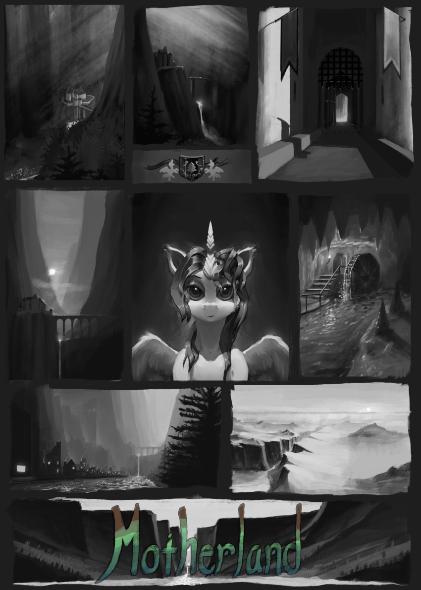 absurd_res black_and_white concepts eqlipse_(artist) equid equine friendship_is_magic hasbro hi_res horse mammal monochrome my_little_pony pony thumbnails