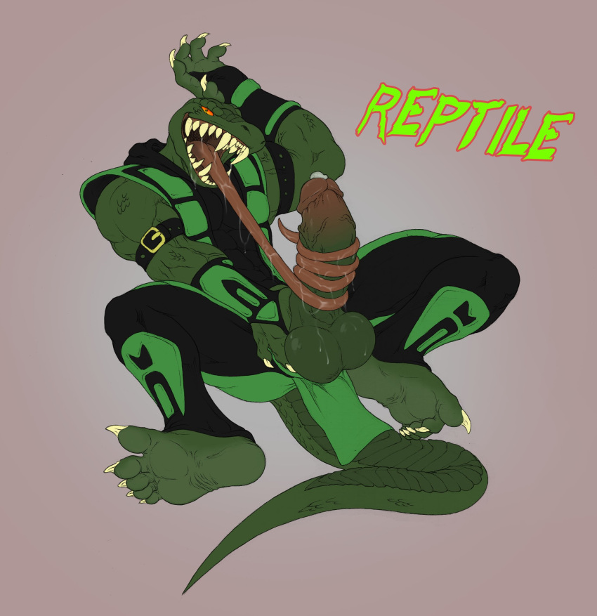 2017 5_toes abs anthro auto_penis_lick autotonguejob balls barefoot biceps big_balls big_muscles big_penis big_teeth biped claws clothed clothing digital_drawing_(artwork) digital_media_(artwork) erection feet fully_clothed genitals glans green_balls green_body green_scales green_skin hi_res huge_balls huge_penis humanoid_feet humanoid_genitalia humanoid_penis licking lizard long_tongue male masturbation monochrome mortal_kombat muscular muscular_anthro muscular_male oral oral_masturbation orange_sclera pecs penile penile_masturbation penis penis_through_fly pink_glans plantigrade poking_out prehensile_tongue reptile reptile_(mortal_kombat) scales scalie self_lick sharp_teeth simple_background sketch soles solo spread_legs spreading teeth thick_penis toe_claws toe_curl toes tongue tongue_out triceps utx-shapeshifter vein veiny_muscles veiny_penis video_games