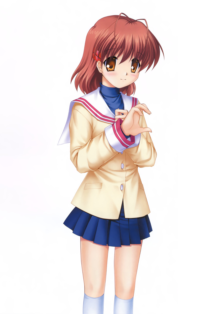 clannad furukawa_nagisa hinoue_itaru key seifuku sweater tagme