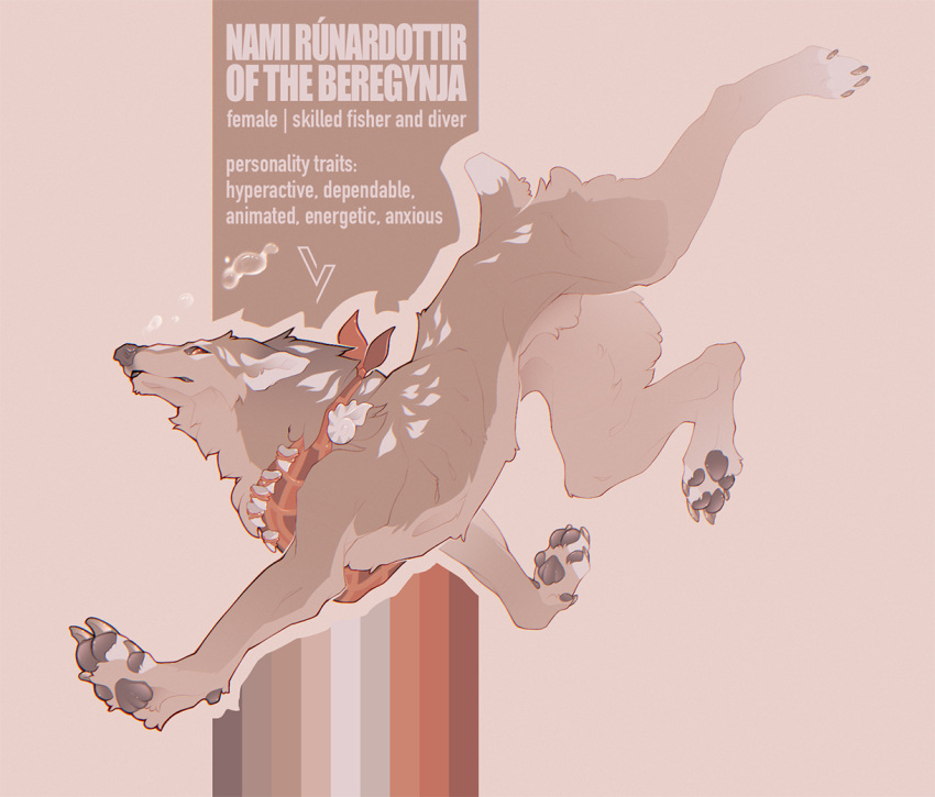 2021 4_toes ambiguous_gender canid canine digital_media_(artwork) feet feral mammal model_sheet paws solo toes volinfer