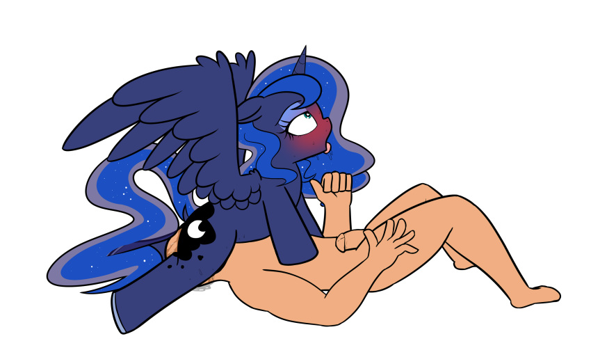 &lt;3 &lt;3_eyes ahegao black_body black_fur blue_body blue_eyes blue_fur blue_hair blue_mane blue_tail blush bodily_fluids constellation cunnilingus cutelewds cutie_mark digital_drawing_(artwork) digital_media_(artwork) drooling duo edit equid equine ethereal_hair ethereal_mane ethereal_tail faceless_character faceless_human faceless_male facesitting female female_on_top feral floppy_ears friendship_is_magic fur genitals hair hasbro hi_res horn human humanoid_genitalia humanoid_penis interspecies looking_pleasured lying male male/female male_on_bottom mammal mane moan moaning_in_pleasure my_little_pony narrowed_eyes nude on_back on_bottom on_top open_mouth oral orgasm orgasm_face penis princess_luna_(mlp) pseudo_hair pseudo_mane saliva sex sweat tongue tongue_out vaginal winged_unicorn wings