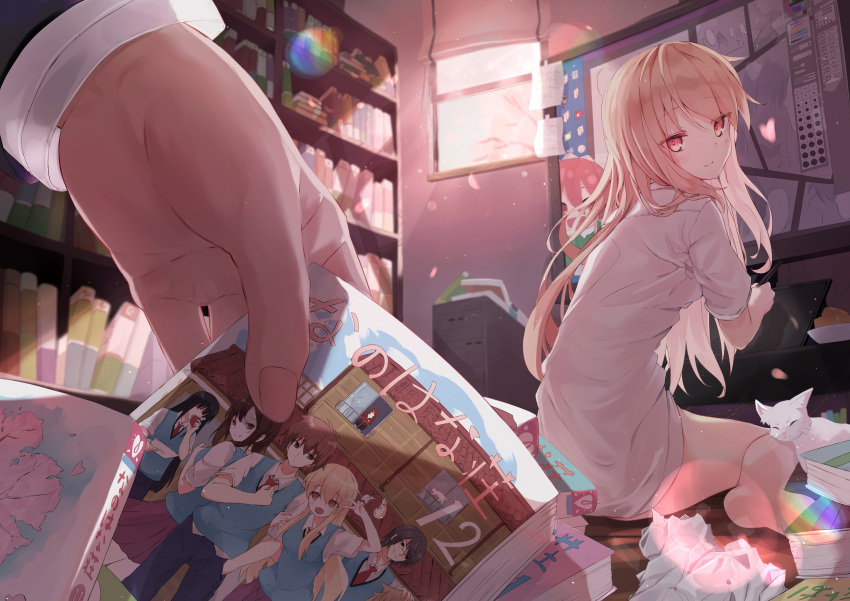 akasaka_ryounosuke aoyama_nanami dress_shirt kamiigusa_misaki kanda_sorata mikami_hotaka mitaka_jin neko sakura-sou_no_pet_na_kanojo seifuku shiina_mashiro sweater