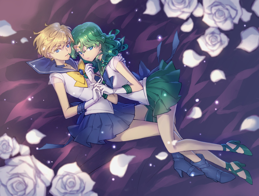 heels kaiou_michiru sailor_moon seifuku tagme tenou_haruka yuri