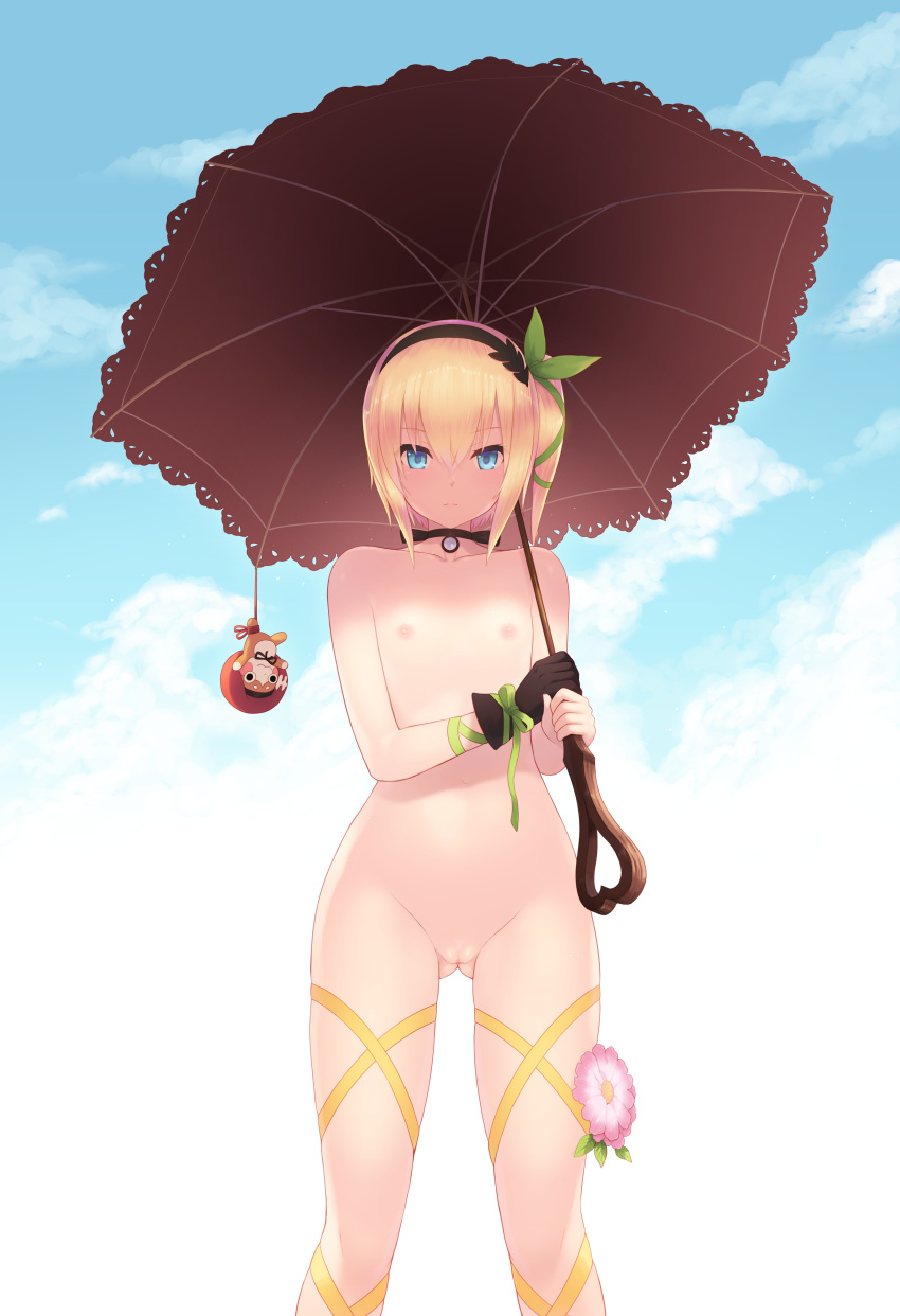 cait edna naked nipples pussy tales_of_zestiria umbrella uncensored