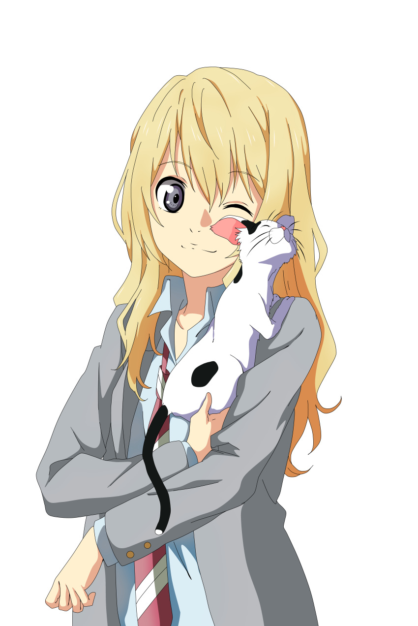 miyazono_kaori neko shigatsu_wa_kimi_no_uso tagme uniform