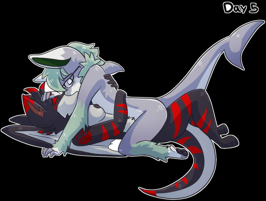 anthro butterfly_position canid canine canis crossgender dragon duo female feral genderswap_(mtf) hybrid male male/female mammal proteus_(fluffshark) proteus_(proteusiii) proteusiii sex wolf wyvern yogan