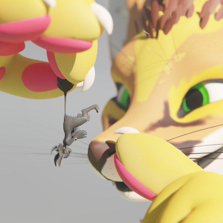 1:1 2.93_alpha avali avian bird blender_(disambiguation) blender_3d blender_cycles blender_cycles_2.9 canid canine cycles_2.93 cycles_blender dangle fingers fox hand-paw macro macro_furries_blender mammal micro micro_avali micro_on_macro poking rexouium rexy size_difference tail_dangle teasing teasy terraqu very_teasy