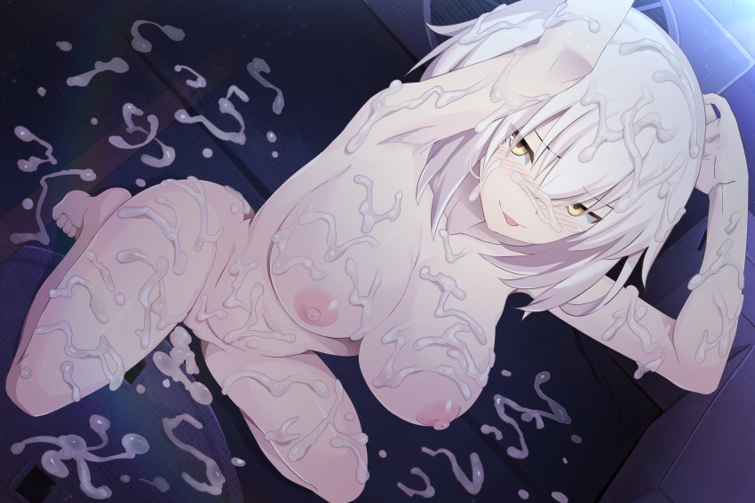 cum fate/grand_order jeanne_d'arc jeanne_d'arc_(alter)_(fate) naked nipples pussy sollyz uncensored