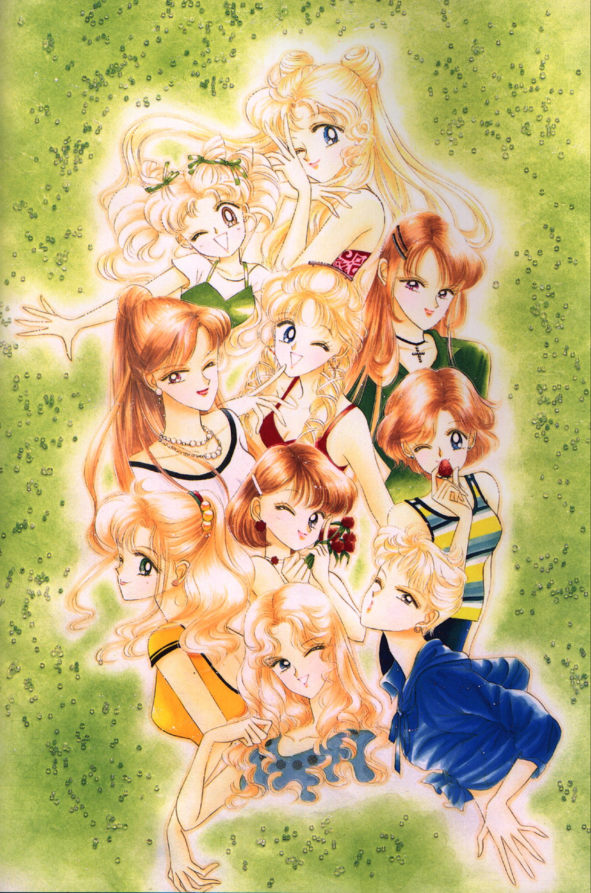 aino_minako chibiusa hino_rei kaiou_michiru kino_makoto meiou_setsuna mizuno_ami sailor_moon takeuchi_naoko tenou_haruka tomoe_hotaru tsukino_usagi