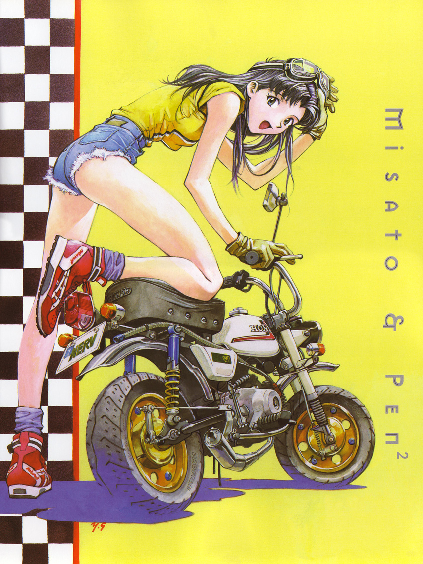 katsuragi_misato neon_genesis_evangelion sadamoto_yoshiyuki tagme