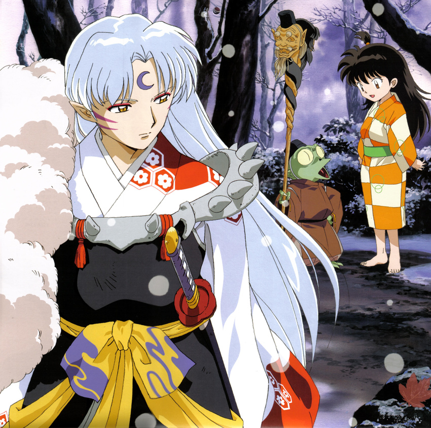 inuyasha jaken rin_(inuyasha) sesshoumaru tagme