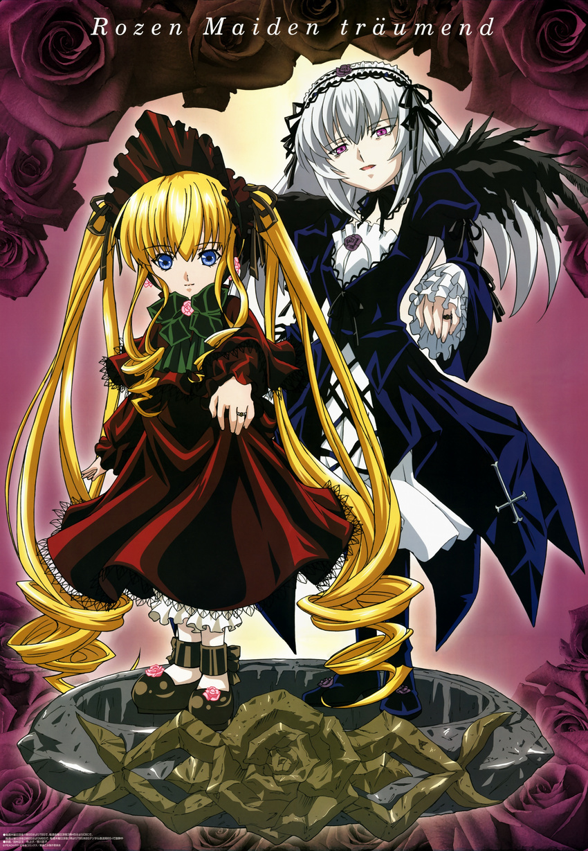 bloomers lolita_fashion rozen_maiden shinku suigintou tamura_masafumi