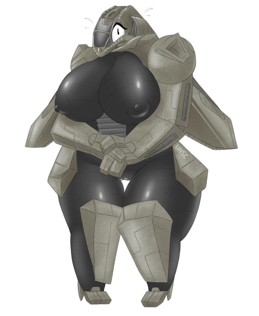 2021 absurd_res aircraft airplane anthro anthrofied armor big_breasts breasts curvaceous curvy_figure embarrassed female genitals halo_(series) hi_res humanoid_genitalia khanyvor living_aircraft living_machine living_vehicle looking_at_viewer machine microsoft nipples non-mammal_breasts pussy shy signature simple_background solo thick_thighs vehicle video_games voluptuous wings xbox_game_studios