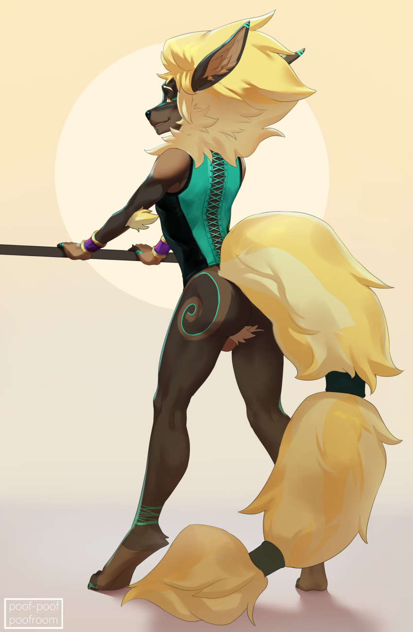 2021 absurd_res anthro black_nose canid canine clothed clothing digital_media_(artwork) feet fennec fingers fox hi_res mammal poofroom smile toes