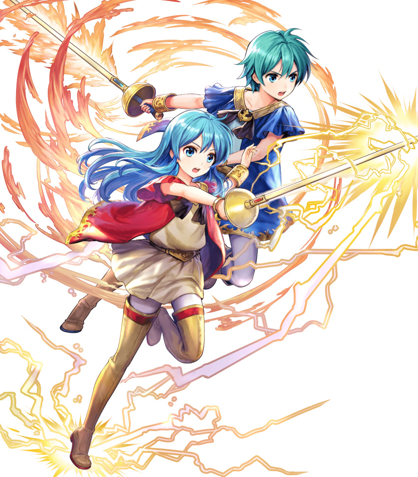 asatani_tomoyo dress eirika ephraim fire_emblem fire_emblem:_seima_no_kouseki fire_emblem_heroes heels nintendo sword tagme thighhighs transparent_png