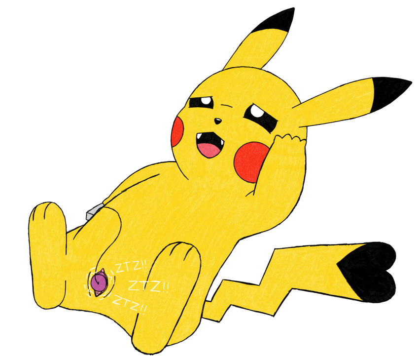 anonymouslizard cleft_tail clitoris female genitals half-closed_eyes looking_pleasured narrowed_eyes nintendo open_mouth pikachu pok&eacute;mon pok&eacute;mon_(species) pussy sex_toy sex_toy_in_pussy solo tongue vibrator vibrator_in_pussy video_games