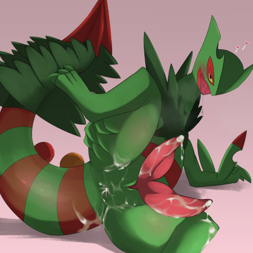 amedama12321 hi_res male nintendo pok&eacute;mon pok&eacute;mon_(species) sceptile solo video_games