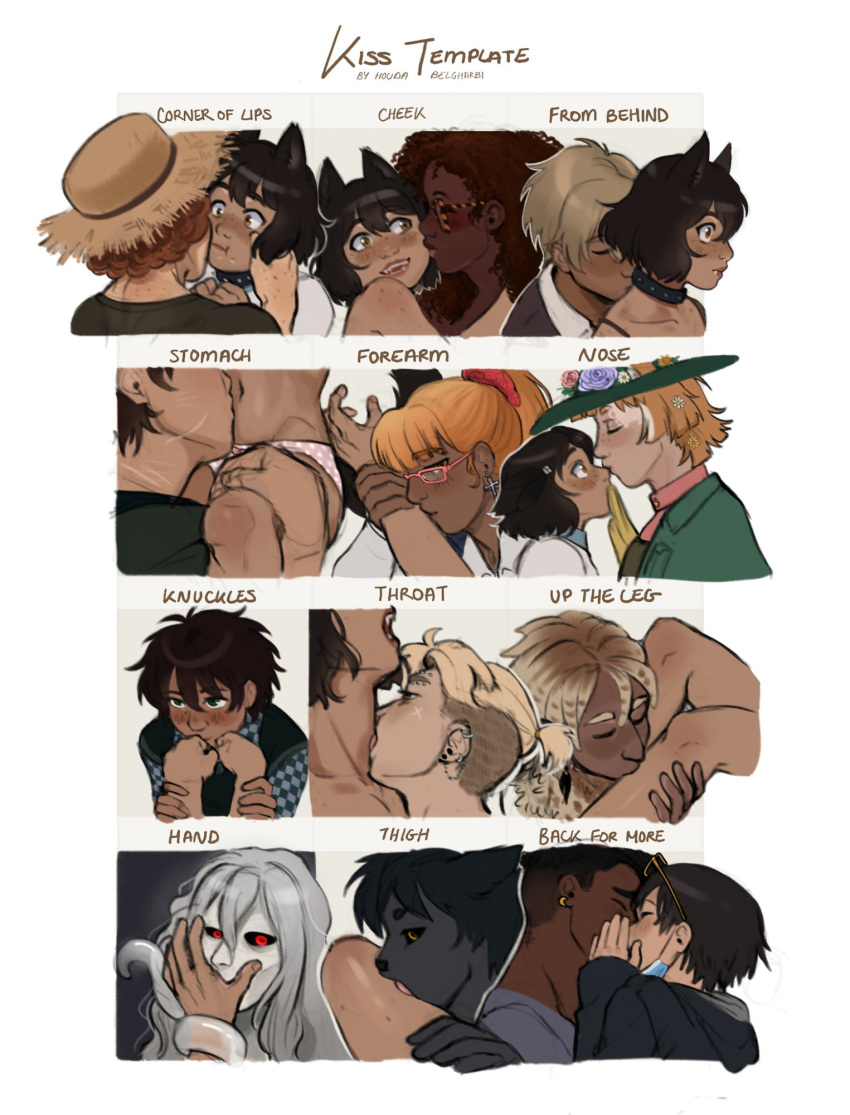 6+boys alex_(degrees_of_lewdity) alex_(male)_(degrees_of_lewdity) animal_ears bird_boy black_hair black_sclera black_wolf_(degrees_of_lewdity) black_wolf_(male)_(degrees_of_lewdity) blonde_hair brown_hair check_gender collar colored_sclera commentary degrees_of_lewdity ear_piercing earrings eden_(degrees_of_lewdity) eden_(male)_(degrees_of_lewdity) english_commentary english_text eyewear_on_head flower gender_request glasses great_hawk_(degrees_of_lewdity) great_hawk_(male)_(degrees_of_lewdity) green_eyes grey_hair gwylan_(degrees_of_lewdity) hair_flower hair_ornament hair_scrunchie hat hat_flower highres ivory_wraith ivory_wraith_(male) jewelry kiss kissing_arm kissing_cheek kissing_hand kissing_leg kissing_nose kissing_stomach kylar_(degrees_of_lewdity) kylar_(male)_(degrees_of_lewdity) landry_(degrees_of_lewdity) landry_(male)_(degrees_of_lewdity) licking licking_another's_neck licking_thigh mickey_(degrees_of_lewdity) mickey_(male)_(degrees_of_lewdity) monochromepen multiple_boys navel orange_hair panties piercing pink-framed_eyewear pink_flower player_character_(degrees_of_lewdity) player_character_(female)_(degrees_of_lewdity) polka_dot polka_dot_panties red_eyes robin_(degrees_of_lewdity) robin_(female)_(degrees_of_lewdity) scar scar_on_chin scar_on_face scar_on_neck scrunchie straw_hat sydney_(degrees_of_lewdity) sydney_(female)_(degrees_of_lewdity) underwear vest white_flower whitney_(degrees_of_lewdity) whitney_(male)_(degrees_of_lewdity) wolf_boy wren_(degrees_of_lewdity) yellow_flower