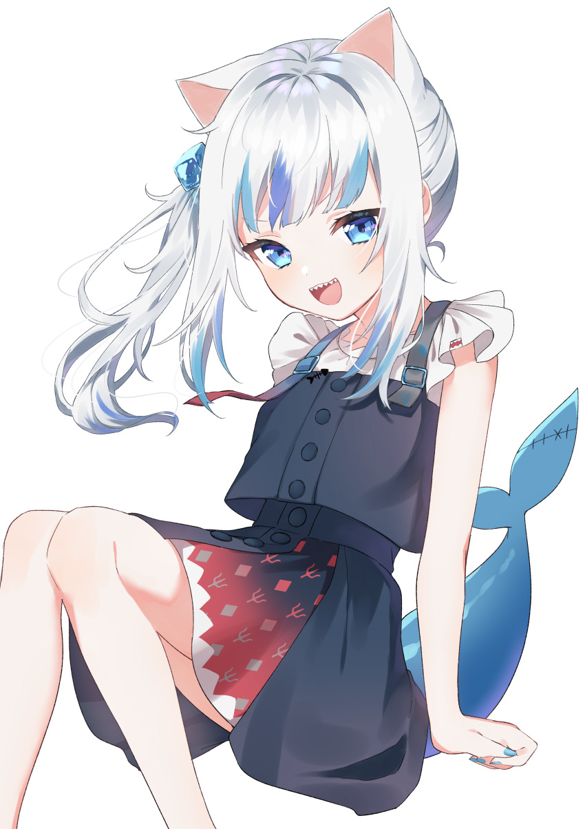 animal_ears gawr_gura hinakano_h hololive hololive_english nekomimi tail