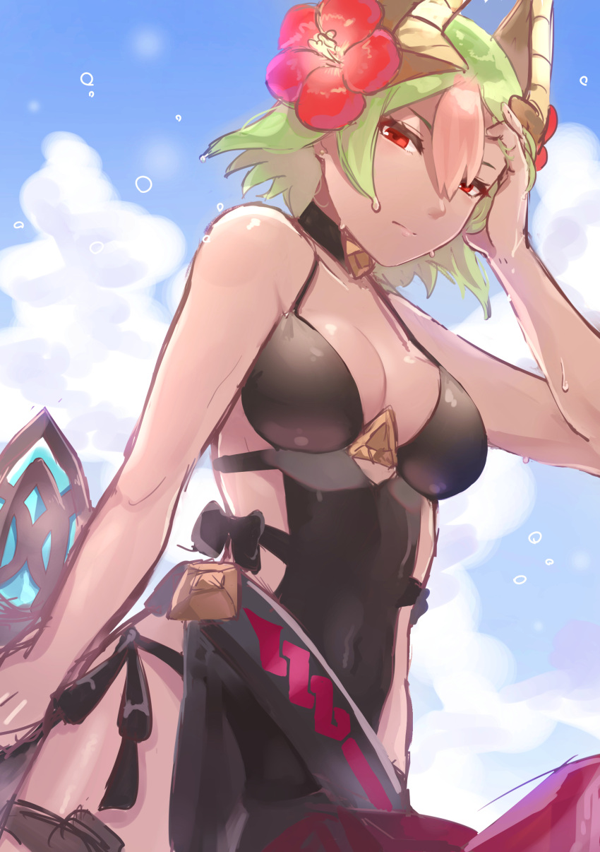 cleavage fire_emblem fire_emblem_heroes laegjarn sakuramotikun swimsuits