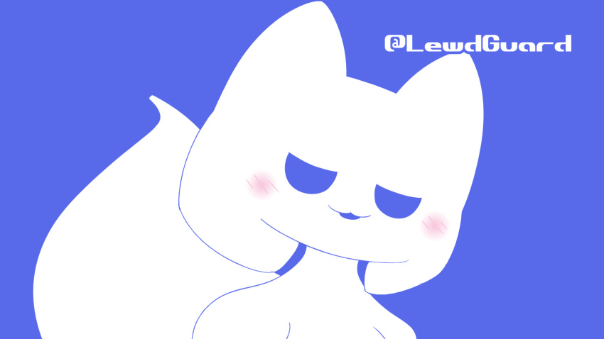 &lt;3 16:9 2d_animation animated anthro blowing_kiss blue_background blush breasts clyde_(discord) discord_(app) female hi_res highguard motion_tweening short_playtime simple_background solo suggestive tails_(disambiguation) tailwag tweening_animation unseen_character widescreen