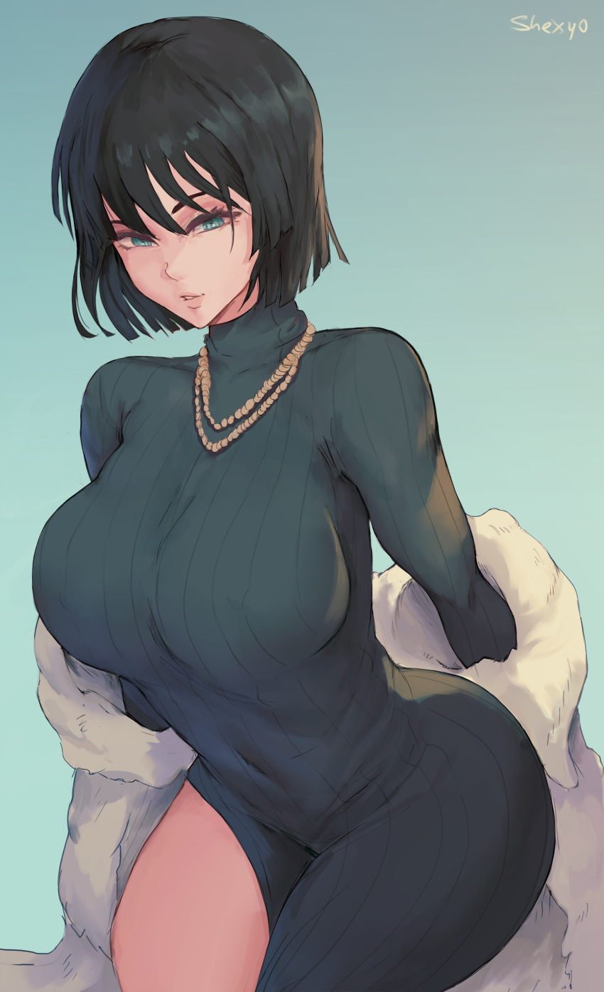 dress fubuki_(one_punch_man) one_punch_man shexyo undressing