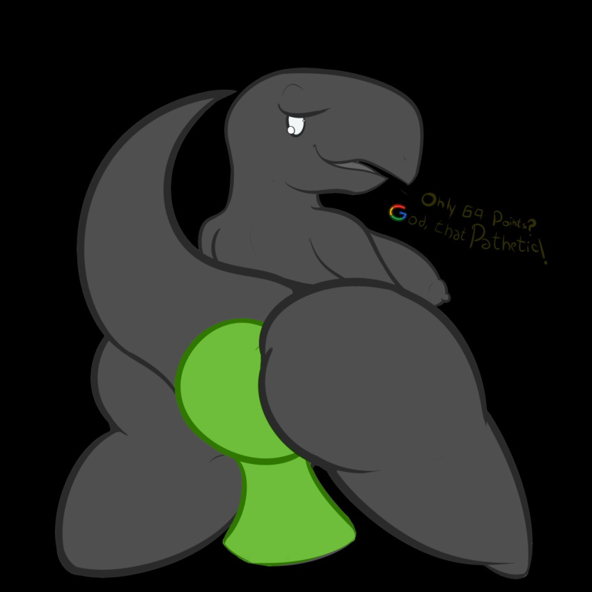 anthro breasts butt dinosaur dinosaur_(google_chrome) duo facesitting female google google_chrome hi_res intersex intersex/female nude reptile scalie vagoncho