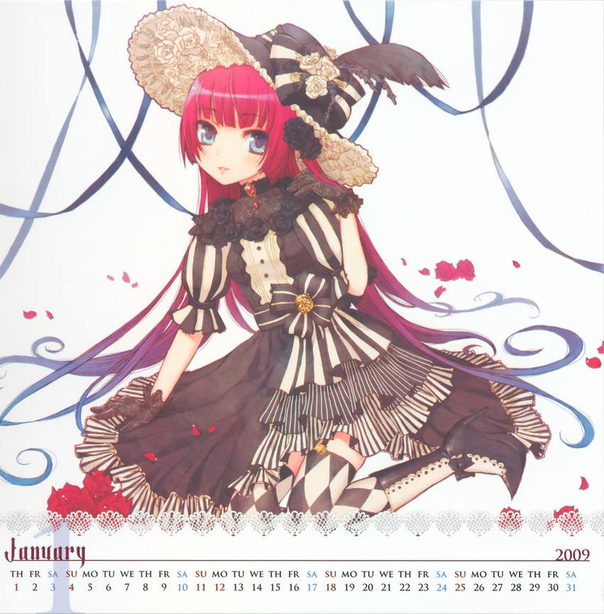 asaki_yuzuno calendar lolita_fashion tagme