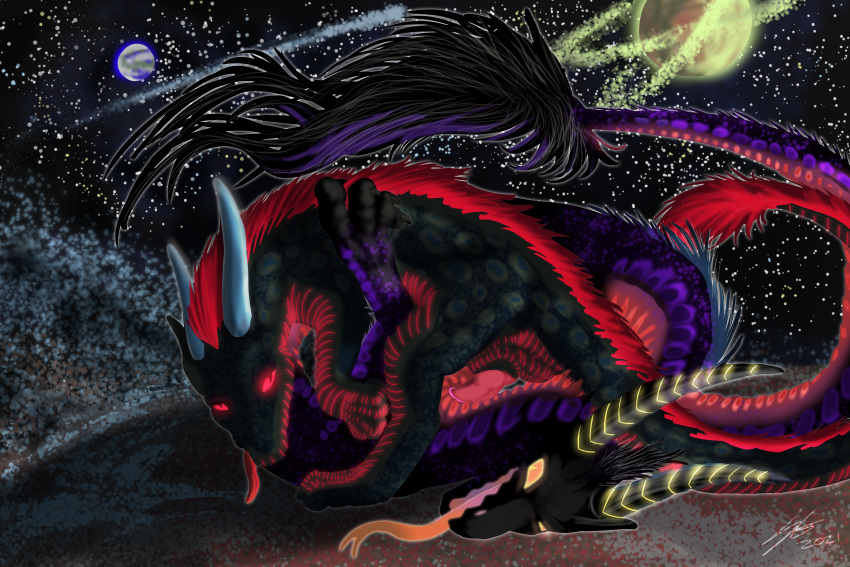 absurd_res animal_genitalia celestial_being detailed_background digital_media_(artwork) dragon duo eastern_dragpn erection female female_penetrated feral feral_on_feral feral_penetrated feral_penetrating feral_penetrating_feral genitals hi_res male male/female male_on_feral male_penetrating male_penetrating_female male_penetrating_feral mythology nude penetration penile penile_penetration penis penis_in_pussy pussy quadruped scalie soulgryph space vaginal vaginal_penetration western_dragon