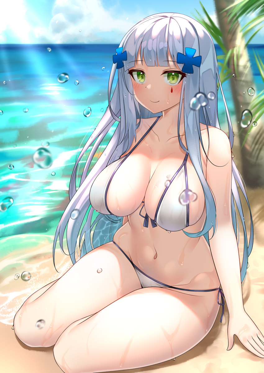 bikini deaver girls_frontline hk416_(girls_frontline) swimsuits wet