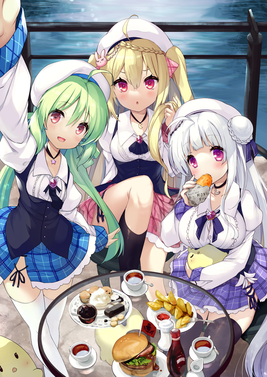 azur_lane comet_(azur_lane) crescent_(azur_lane) cygnet_(azur_lane) tagme