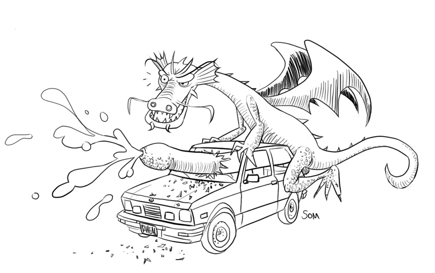 car dragon som tagme