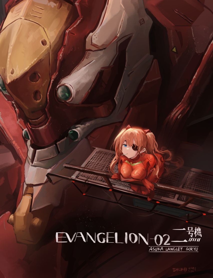 bodysuit eva_02 eyepatch mecha neon_genesis_evangelion sawkm souryuu_asuka_langley tagme