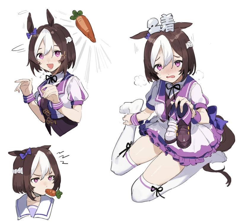 animal_ears sh_(562835932) special_week_(umamusume) tagme tail thighhighs uma_musume_pretty_derby