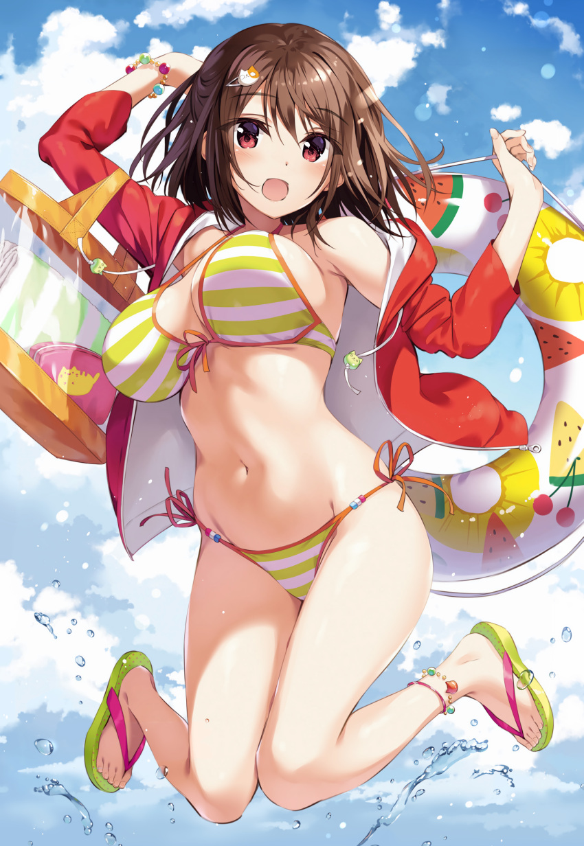 aibeya bikini hayami_aki open_shirt oryou swimsuits