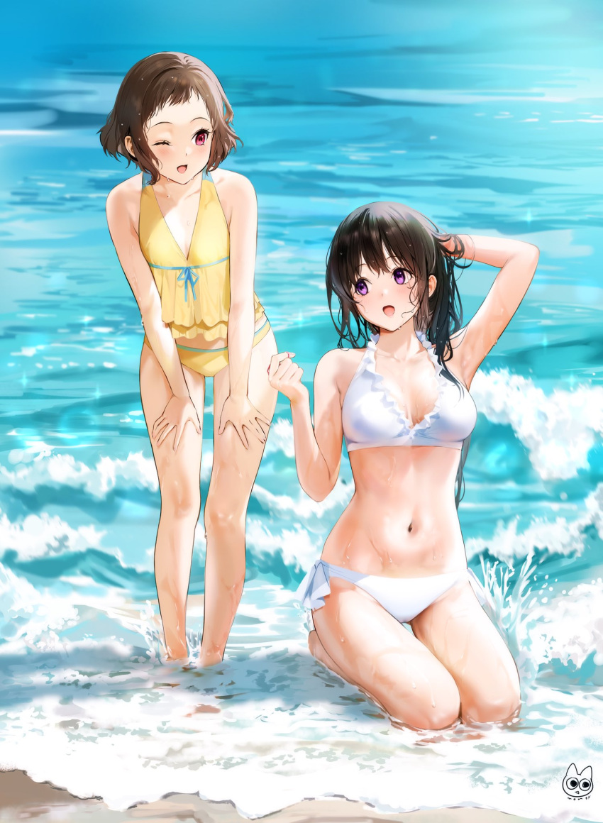 bikini chitanda_eru hyouka ibara_mayaka mery_(yangmalgage) swimsuits tagme