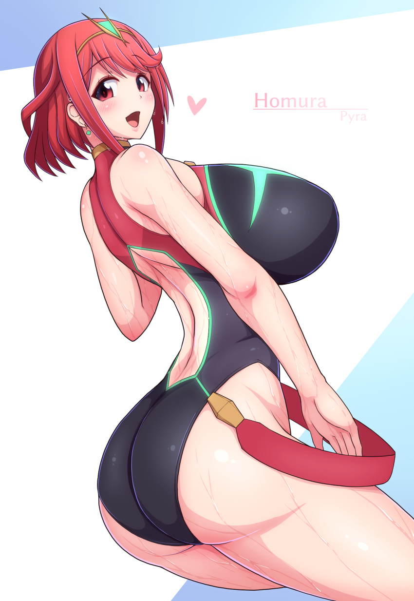 ass homura_(xenoblade_2) ponpon-maru swimsuits xenoblade xenoblade_chronicles_2