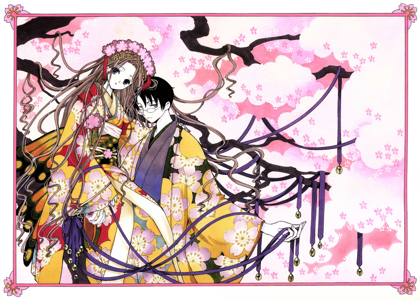 clamp tagme tsuyuri_kohane watanuki_kimihiro xxxholic