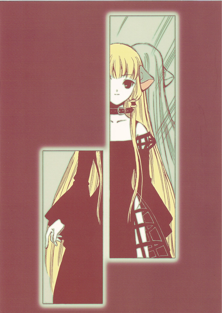 chii chobits clamp paper_texture tagme