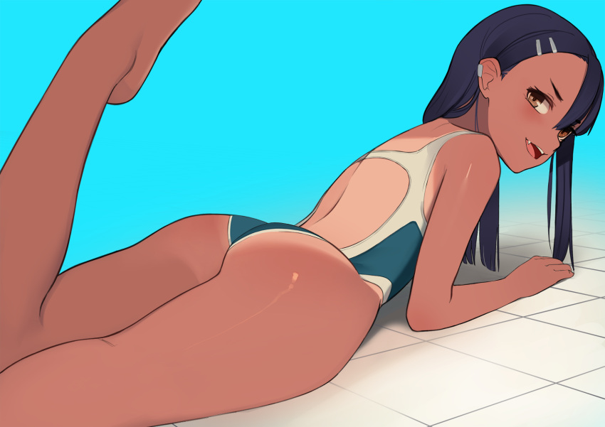 ass ijiranaide_nagatoro-san nagatoro_hayase panapana swimsuits tan_lines