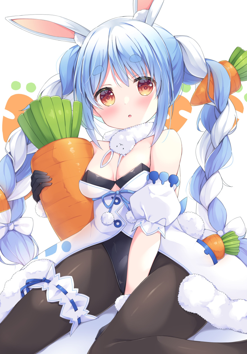 animal_ears bunny_ears hololive satsuki_yukimi tail usada_pekora