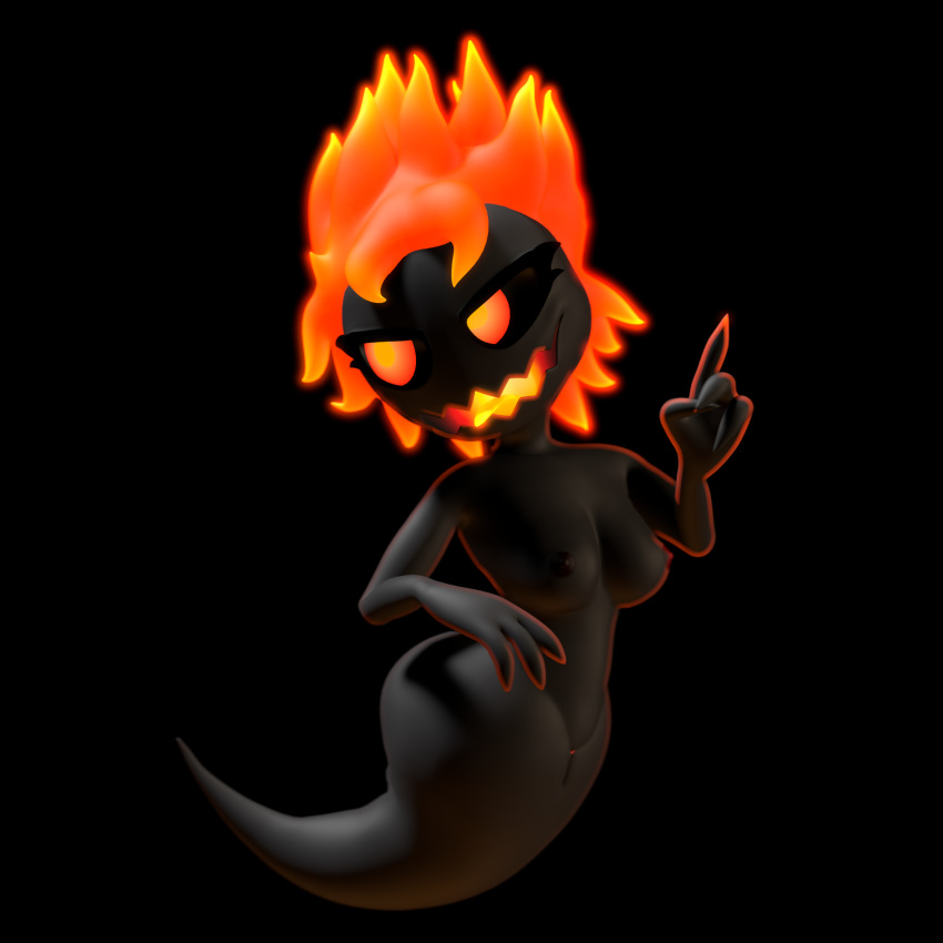 1:1 3d_(artwork) barely_visible_genitalia barely_visible_pussy black_background black_body breasts butt dark_esau digital_media_(artwork) female fire flaming_hair genitals ghost ghost_tail glowing glowing_eyes glowing_genitalia glowing_hair glowing_mouth glowing_pussy hair hi_res humanoid looking_back nipples pseudo_hair pussy simple_background solo source_filmmaker spirit the_binding_of_isaac_(series) video_games voui