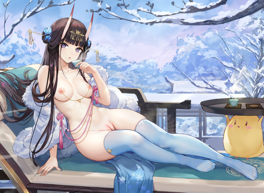 azur_lane highres non-web_source noshiro_(azur_lane) noshiro_(fragrance_of_the_eastern_snow)_(azur_lane) nude